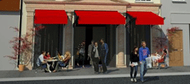 property pensions adelaide street cork image showing front enterance of cafe theatre